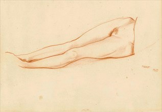 Lower torso of Ida Rubinstein (1883-1960), 1915.