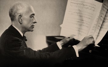 Portrait of the Composer Manuel de Falla (1876-1946).