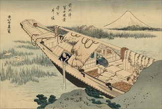 Ushibori in the Hitachi province (from a Series "36 Views of Mount Fuji"), 1830-1833.