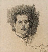 Portrait of the Composer Giacomo Puccini (1858-1924), 1898.
