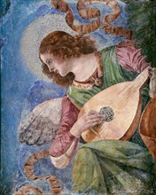 Musician angel, c1480.