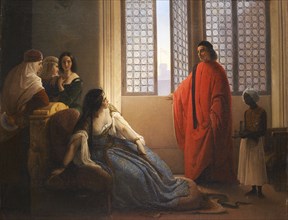 Caterina Cornaro Receives News of Deposition of Queen of Cyprus, ca 1857.