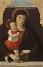 The Madonna and child.