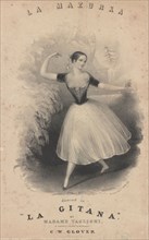 Mazurka danced in La Gitana by Marie Taglioni, c1840.