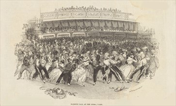 The Galop at a Masked Ball at the Opéra in Paris, 1843.