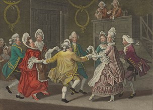 The Cotillion Dance, 1771.