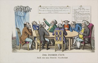 The Thinkers Club, ca 1820.