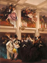 Le bal de l'Opéra (Ball at the Opera), 1866.
