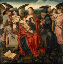 Holy Family with Music Making Angels, ca 1515.