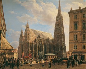 St. Stephen's Cathedral in Vienna, 1832.