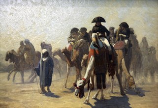 'General Bonaparte with His Military Staff in Egypt', 1863. Artist: Jean-Leon Gerome