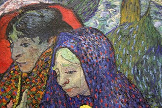 'Memory of the Garden at Etten (Ladies of Arles)', 1888. Artist: Vincent van Gogh