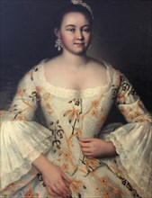 'Stepanida Stepanovna Yakovleva', c1757-c1761. Artist: Ivan Vishnyakov