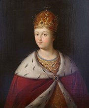 'Portrait of the Regent Sofia Alexeyevna', first half of 19th century. Artist: Unknown