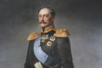 'Portrait of Emperor Nicholas I', mid 19th century. Artist: Unknown