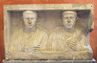 Sepulchral monument of two brothers, second half of 1st century BC. Artist: Unknown