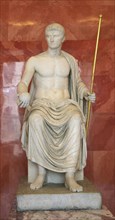 Statue of Augustus as Jupiter, first half of 1st century BC. Artist: Unknown
