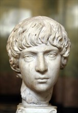 Roman portrait head of a boy, last quarter of 2nd century. Artist: Unknown