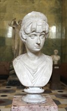 Portrait bust of Lucilla, wife of the Roman Emperor Lucius Verus, c160-c170. Artist: Unknown