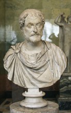 Portrait bust of a Roman Commander General, c mid 2nd century. Artist: Unknown