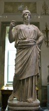 Statue of Athena, Goddess of Wisdom and Just War, and patroness of crafts, 2nd century. Artist: Unknown