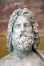 Head of Asklepios, Greek God of Healing, 2nd century. Artist: Unknown