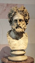 Head of Asklepios, Greek God of Healing. Artist: Unknown