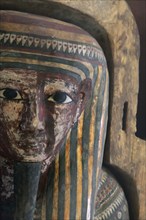 Wooden sarcophagus of Pa-Kush, priest of Amun? Artist: Unknown