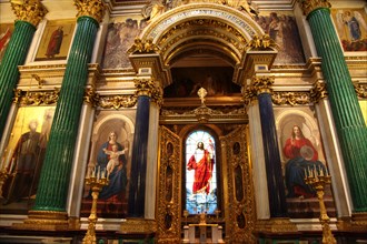 The Holy Doors and iconostasis, St Isaac's Cathedral, St Petersburg, Russia, 2011. Artist: Sheldon Marshall