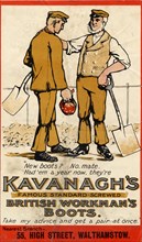 Kavanagh's Boots, 1910s. Artist: Unknown