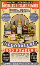 Goodall?s Custard & Egg Powder, 19th century. Artist: Unknown