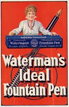 Waterman?s Fountain Pen, 1900s. Artist: Unknown