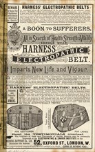 Harness Electropathic belt, 1890s. Artist: Unknown