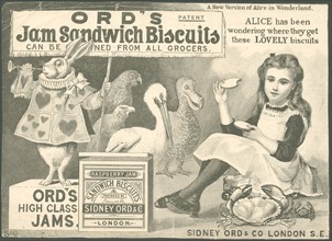 Sidney Ord Jam Sandwich Biscuit, 1890s. Artist: Unknown