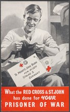 The Red Cross wartime advertisement, 1940s. Artist: Wilfred Fryer