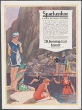 Sparkenhoe bathing costume, c.1920s. Artist: Wilfred Fryer