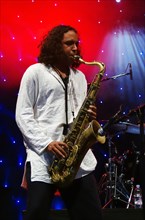 Idris Rahman, Love Supreme Jazz Festival, Glynde, East Sussex, 2013. Artist: Brian O'Connor