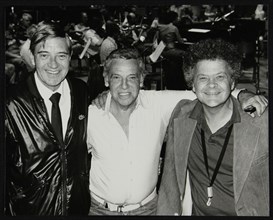 Jack Parnell, Buddy Rich and Steve Marcus at the Royal Festival Hall, London, 22 June 1985. Artist: Denis Williams