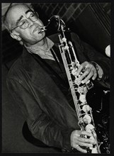 Art Themen playing tenor saxophone at The Fairway, Welwyn Garden City, 1993. Artist: Denis Williams