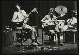 John Etheridge and Gary Boyle playing at Campus West Welwyn Garden City, Hertfordshire, 1984. Artist: Denis Williams