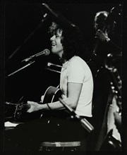 Donovan in concert at the Forum Theatre, Hatfield, Hertfordshire, 10 October 1981. Artist: Denis Williams