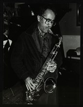 Saxophonist Art Themen playing at The Bell, Codicote, Hertfordshire, 4 January 1981. Artist: Denis Williams
