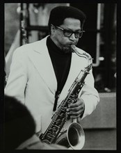 American saxophonist Illinois Jacquet playing at the Capital Radio Jazz Festival, London, 1979. Artist: Denis Williams