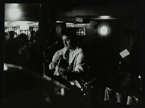 Guitarist Jeff Green playing at the Torrington Jazz Club, Finchley, London, 1988. Artist: Denis Williams