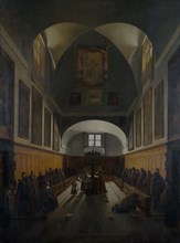 'The choir of the Capuchin Church, Rome', 1817. Artist: Francois-Marius Granet.
