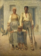 'The peasant family', 1871-72. Artist: Jean Francois Millet.