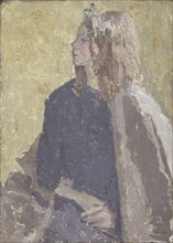 'Girl in profile', 1900-1939. Artist: Gwendolen Mary John