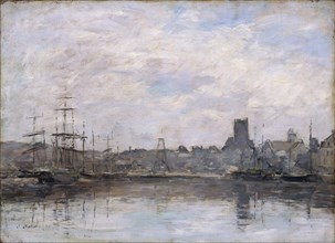 'September Morning: Port of Fecamp', 1880. Artist: Eugene Louis Boudin.