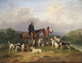 'John Lloyd (1771-1829) and George Thomas of Llandyssil',, c1817. Artist: Thomas Weaver