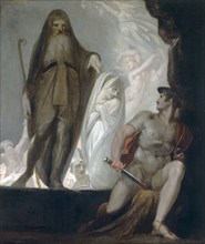 'Teiresias foretells the future to Odysseus', 1804-1810. Artist: Henry Fuseli.